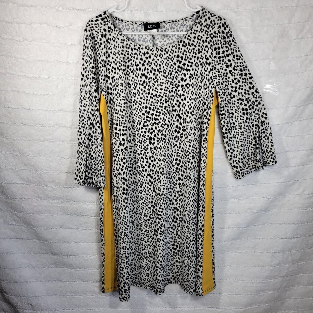MSK L Women's Animal printed dress